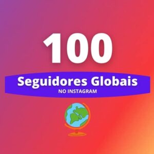 100 Seguidores Internacionais Instagram